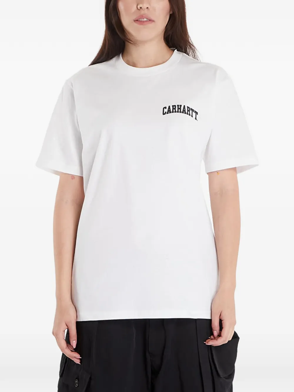 Carhartt WIP T-shirt University Script - Bianco
