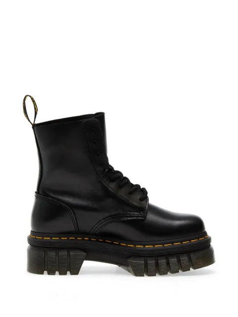 Dr Martens contrast-stitching platform boots