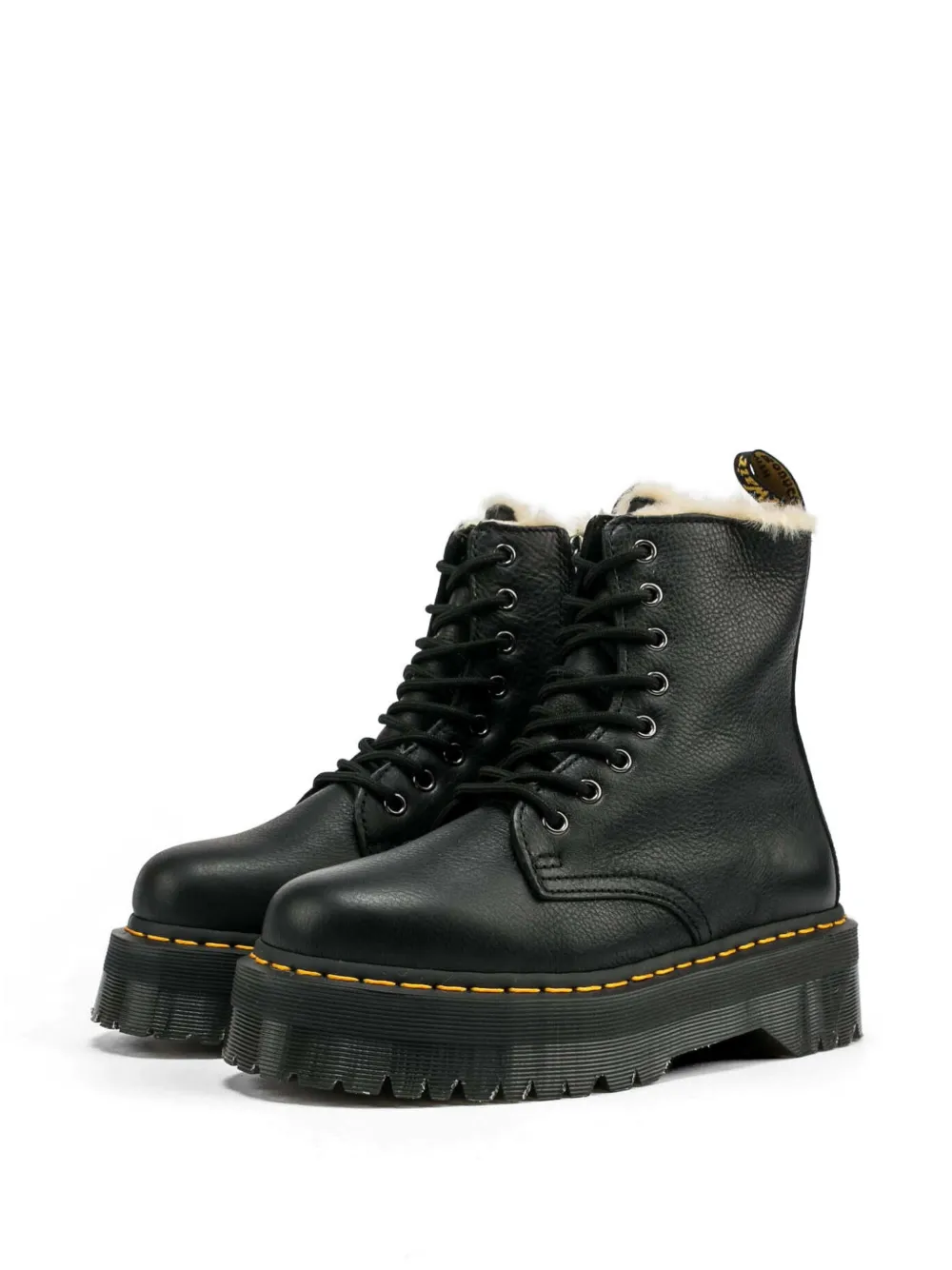 Dr Martens lace-up platform boots Zwart