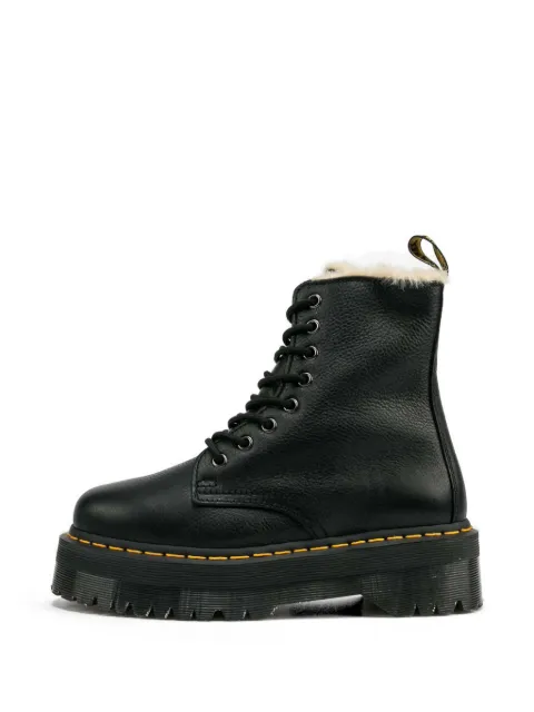 Dr Martens lace-up platform boots