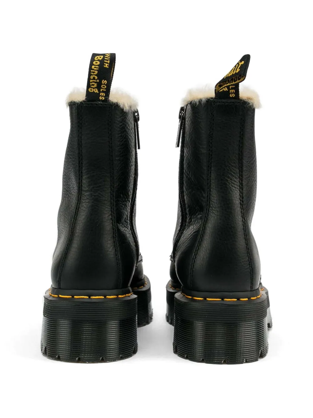 Dr Martens lace-up platform boots Zwart