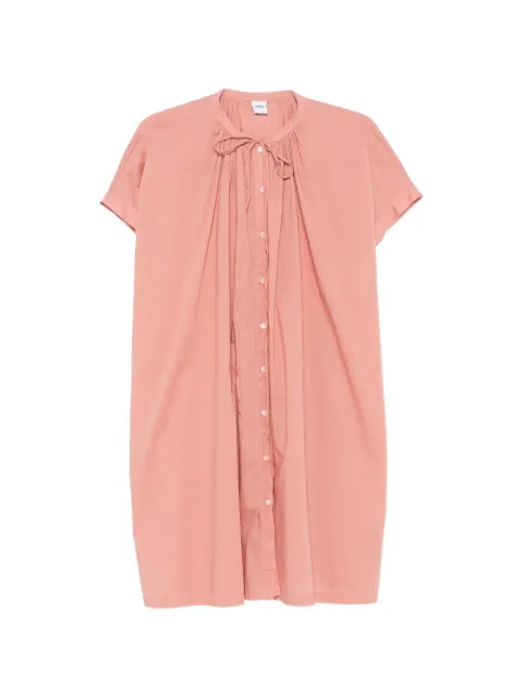 ASPESI gathered tie-fastening mini dress