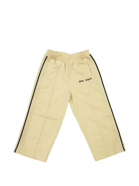 Palm Angels Kids side-stripe logo-print track pants
