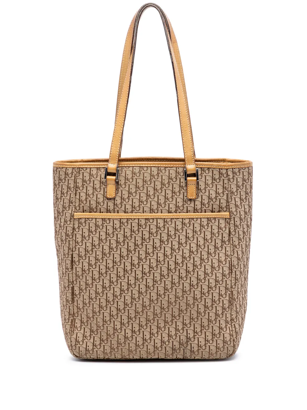Christian Dior Pre-Owned Borsa tote Diorissimo in tela con motivo Trotter 2004 - Toni neutri