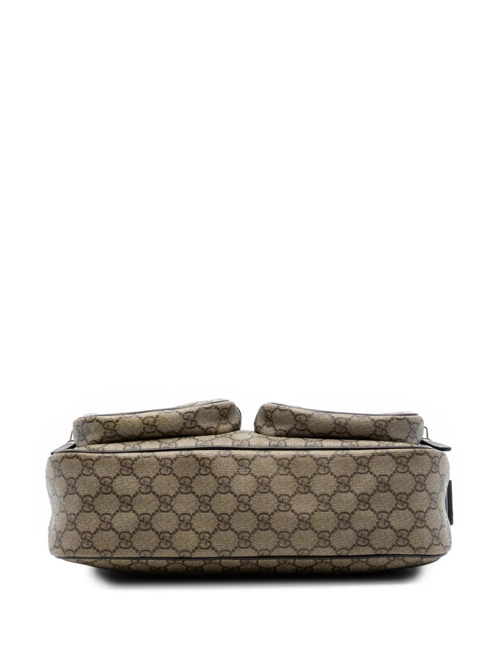 Gucci Pre-Owned 2016-2025 GG Supreme Double Pocket Crossbody Bag