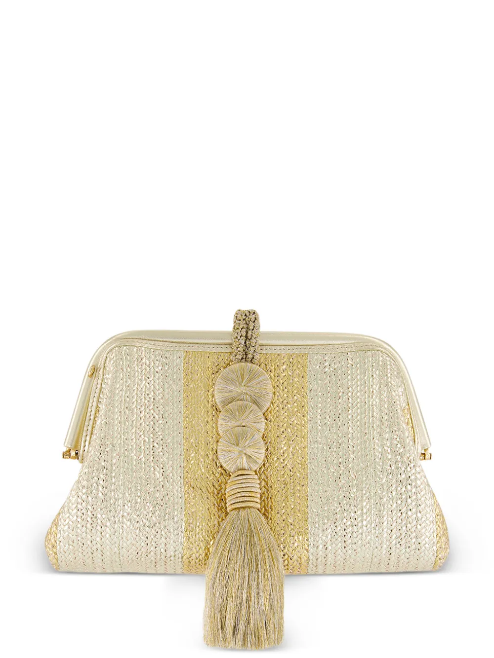 SERENA UZIYEL Alessa clutch bag - Oro