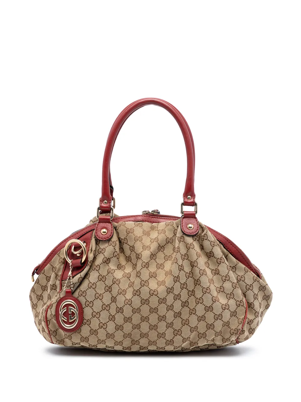 Gucci Pre-Owned 2016-2026 GG Canvas Sukey satchel - Toni neutri