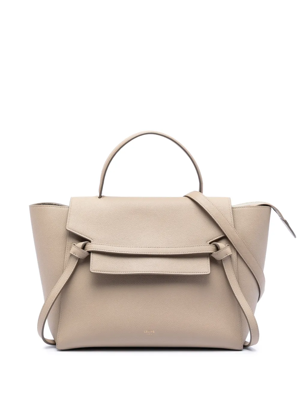 Celine Pre-Owned 2017 Mini Grained Calfskin Belt Bag satchel - Toni neutri