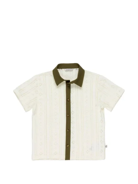 Manuel Ritz Kids broderie-anglaise shirt