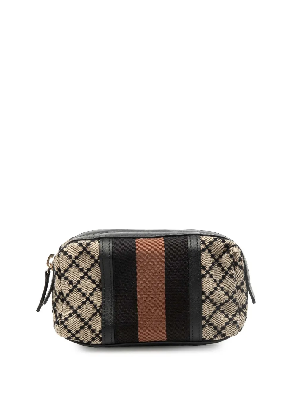 Gucci Pre-Owned 2000-2015 Diamante Canvas Web pouch - Toni neutri