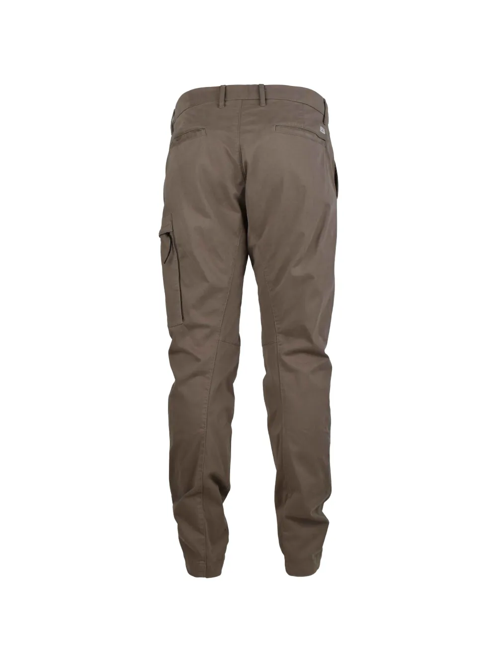 C.P. Company Cargo broek met logo-patch en toelopende pijpen Bruin