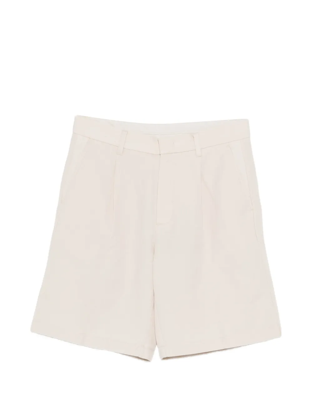 Alphatauri braided-belt pleated shorts - Toni neutri