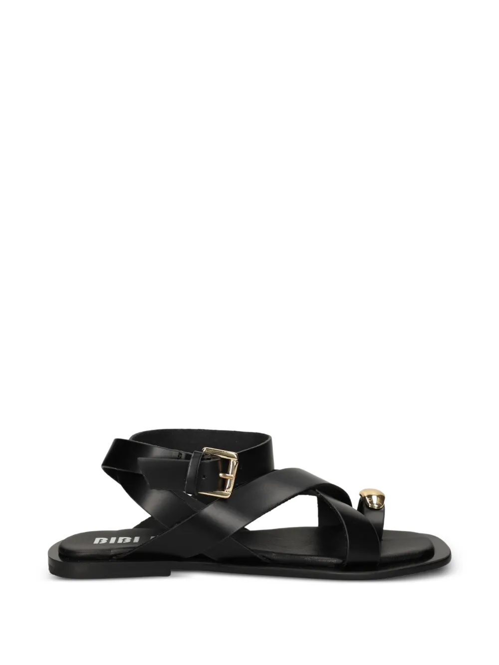 Bibi Lou Vaz embellished crossover-strap sandals Zwart
