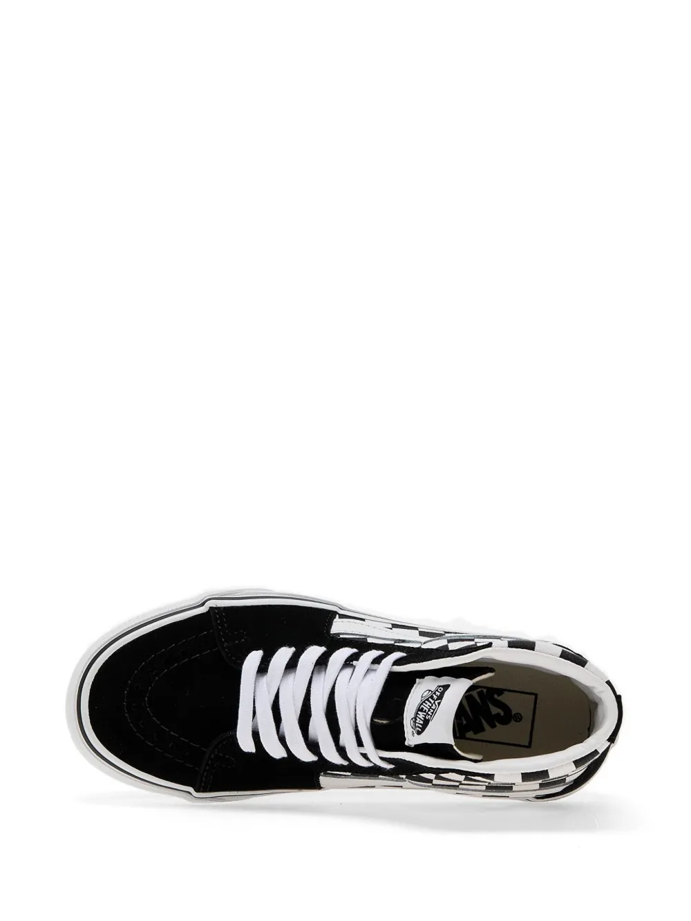 Vans Sk8-Hi geruite sneakers Zwart