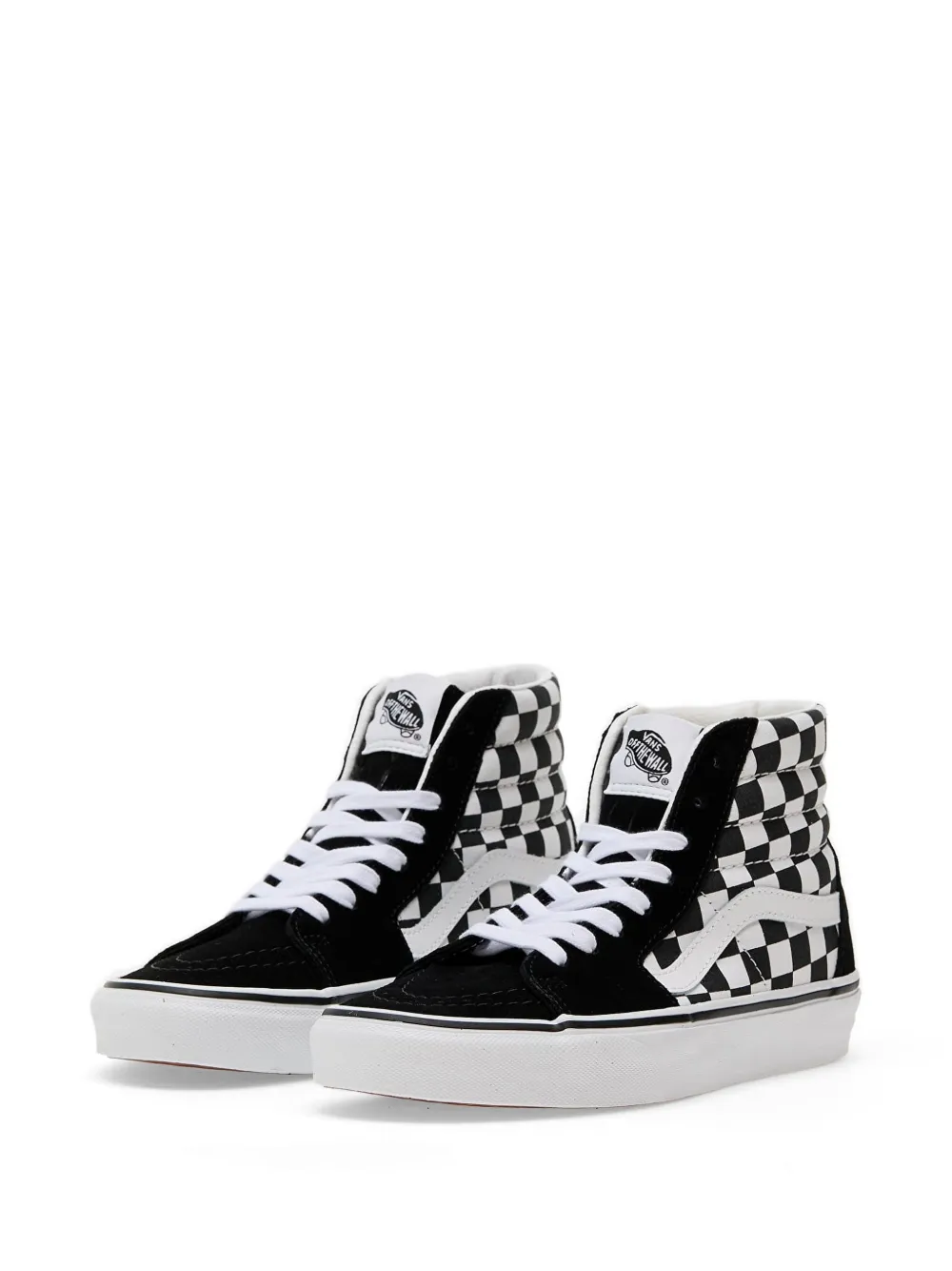 Vans Sk8-Hi geruite sneakers Zwart