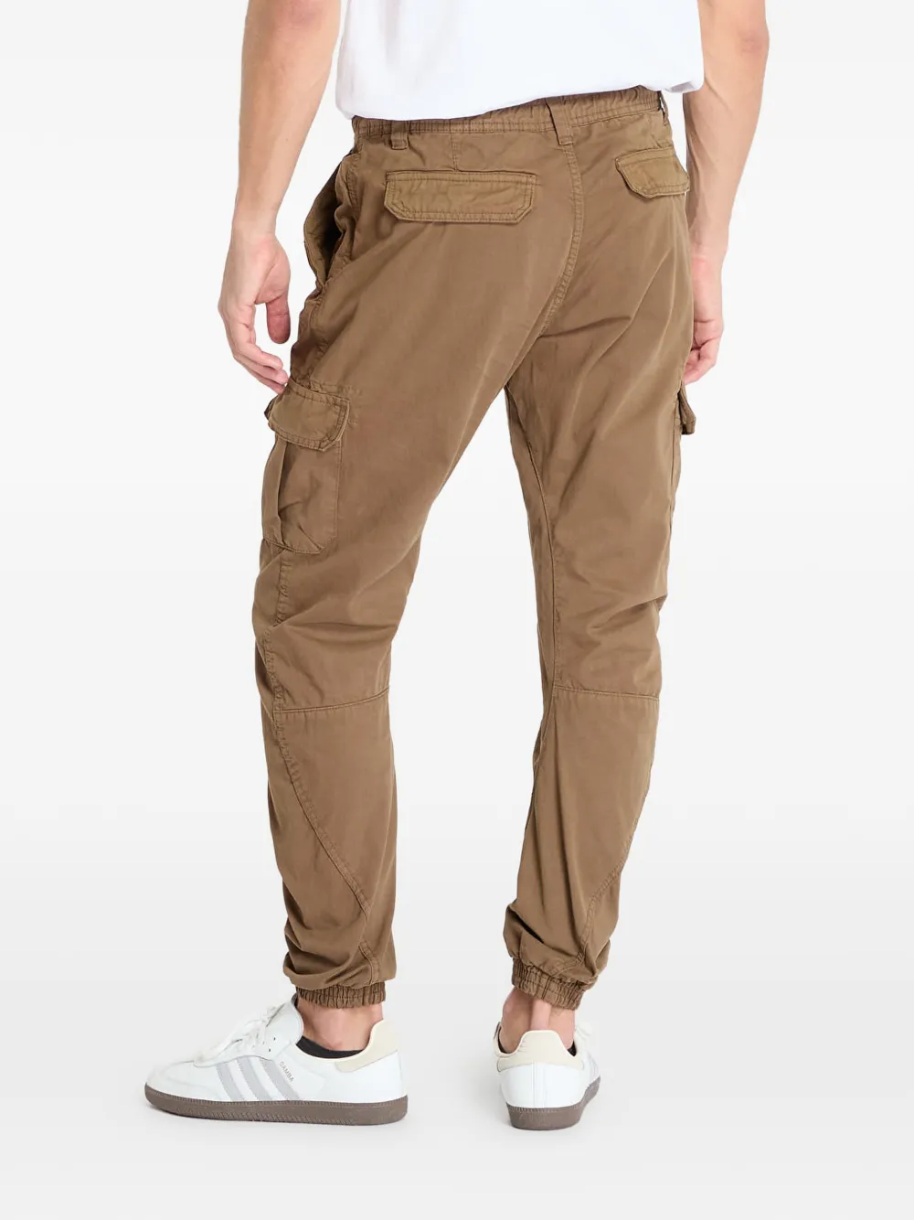 Urban Classics Drawstring-waist Cargo Pants In Brown
