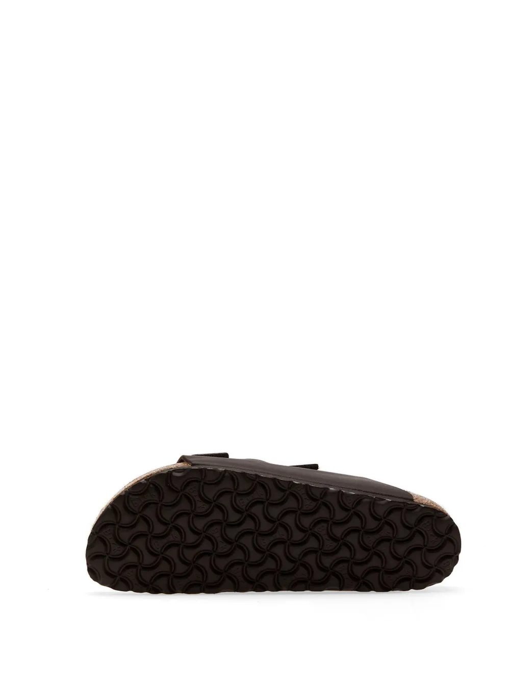 Birkenstock Arizona Birko-Flor slippers met gespbandje Bruin