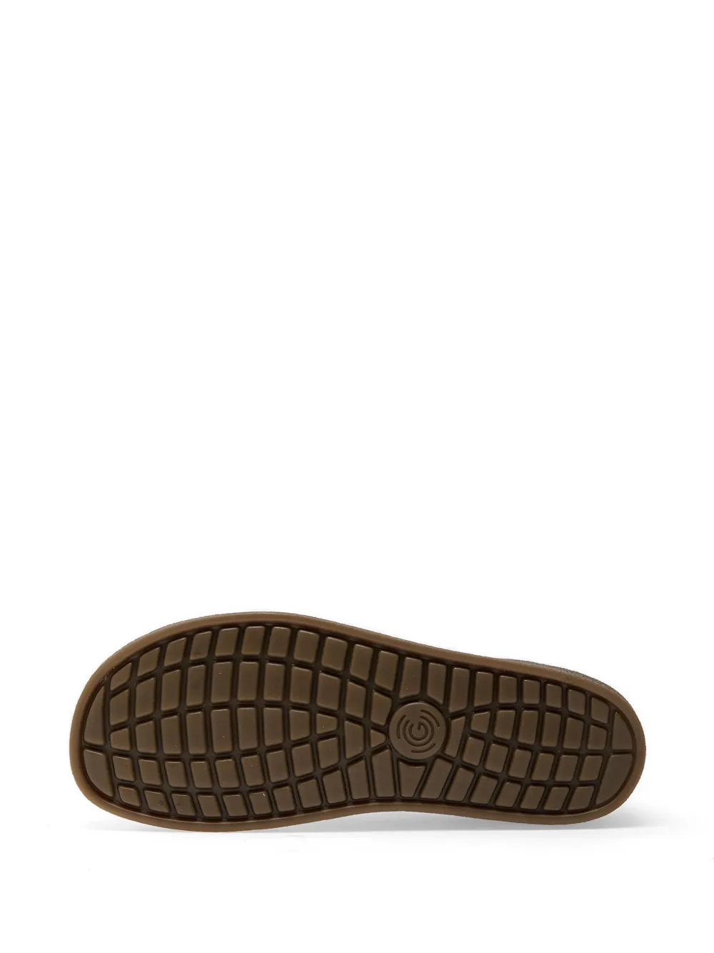 GROUNDIES Panama leren sneakers met suède vlakken Rood