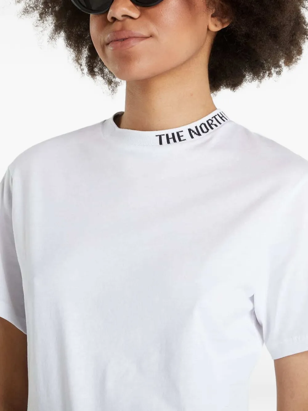 The North Face T-shirt met geborduurd logo Wit