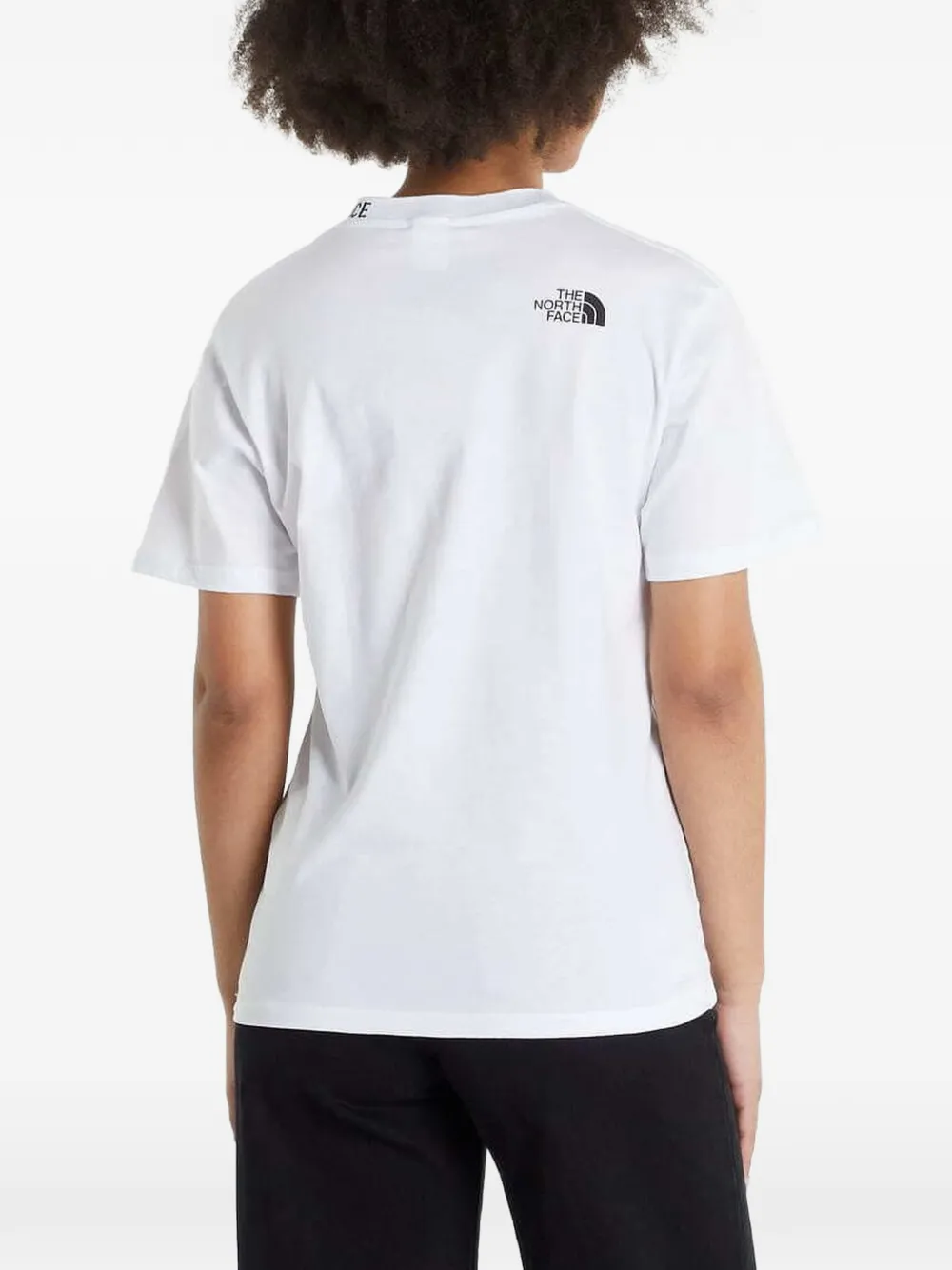 The North Face T-shirt met geborduurd logo Wit