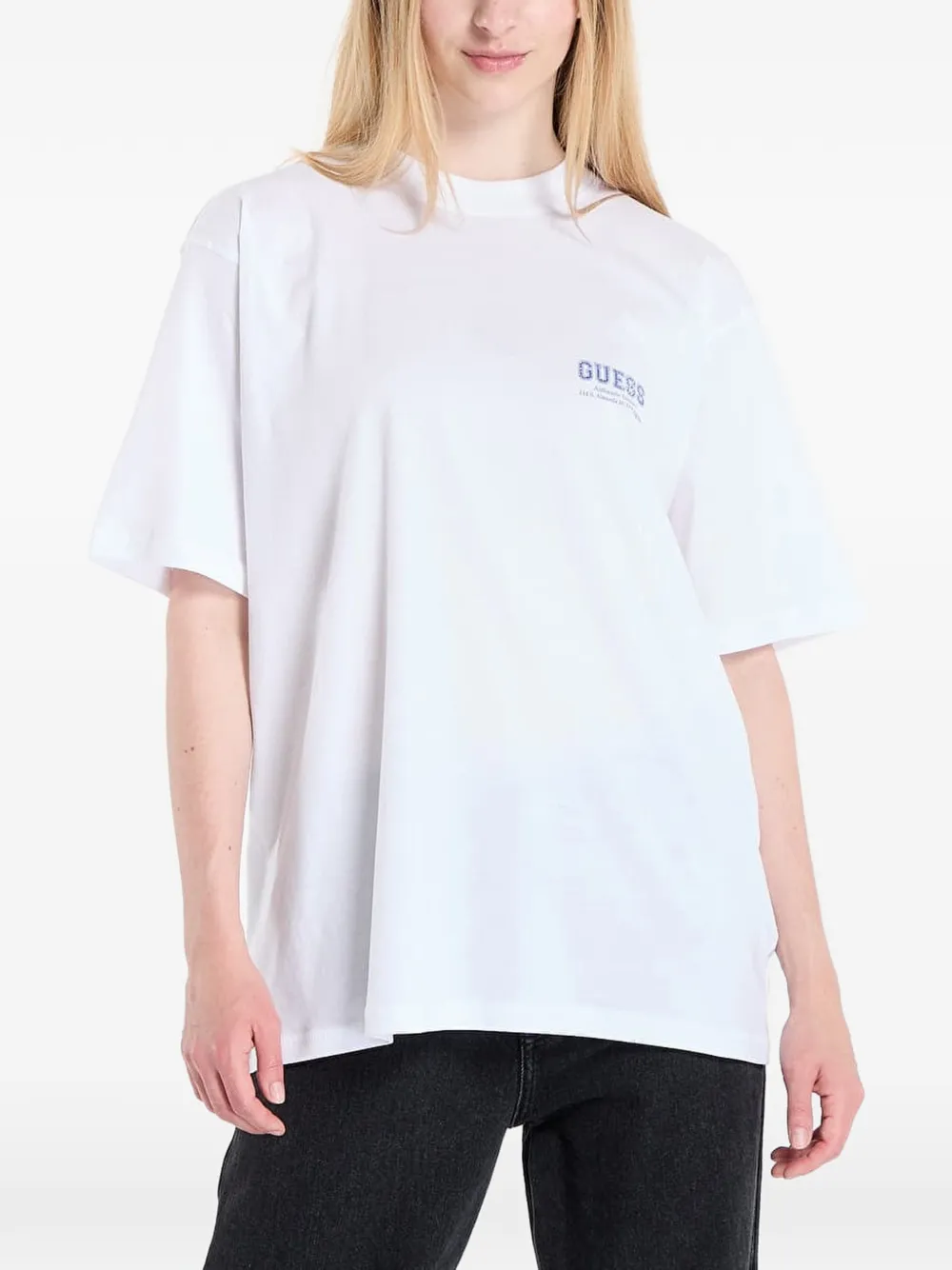 GUESS USA graphic-print T-shirt Wit