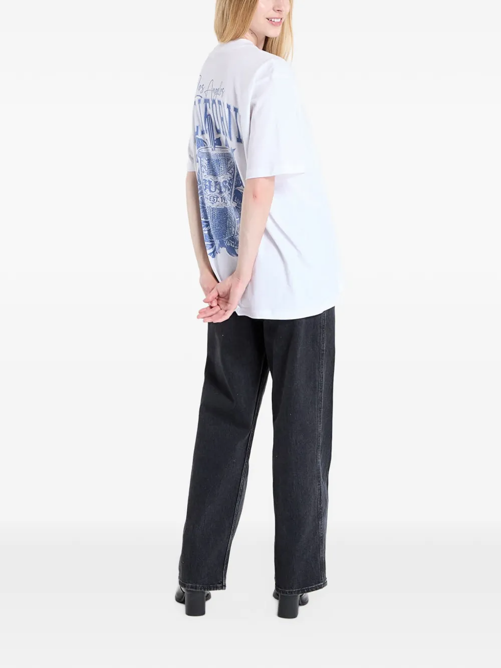 GUESS USA graphic-print T-shirt Wit