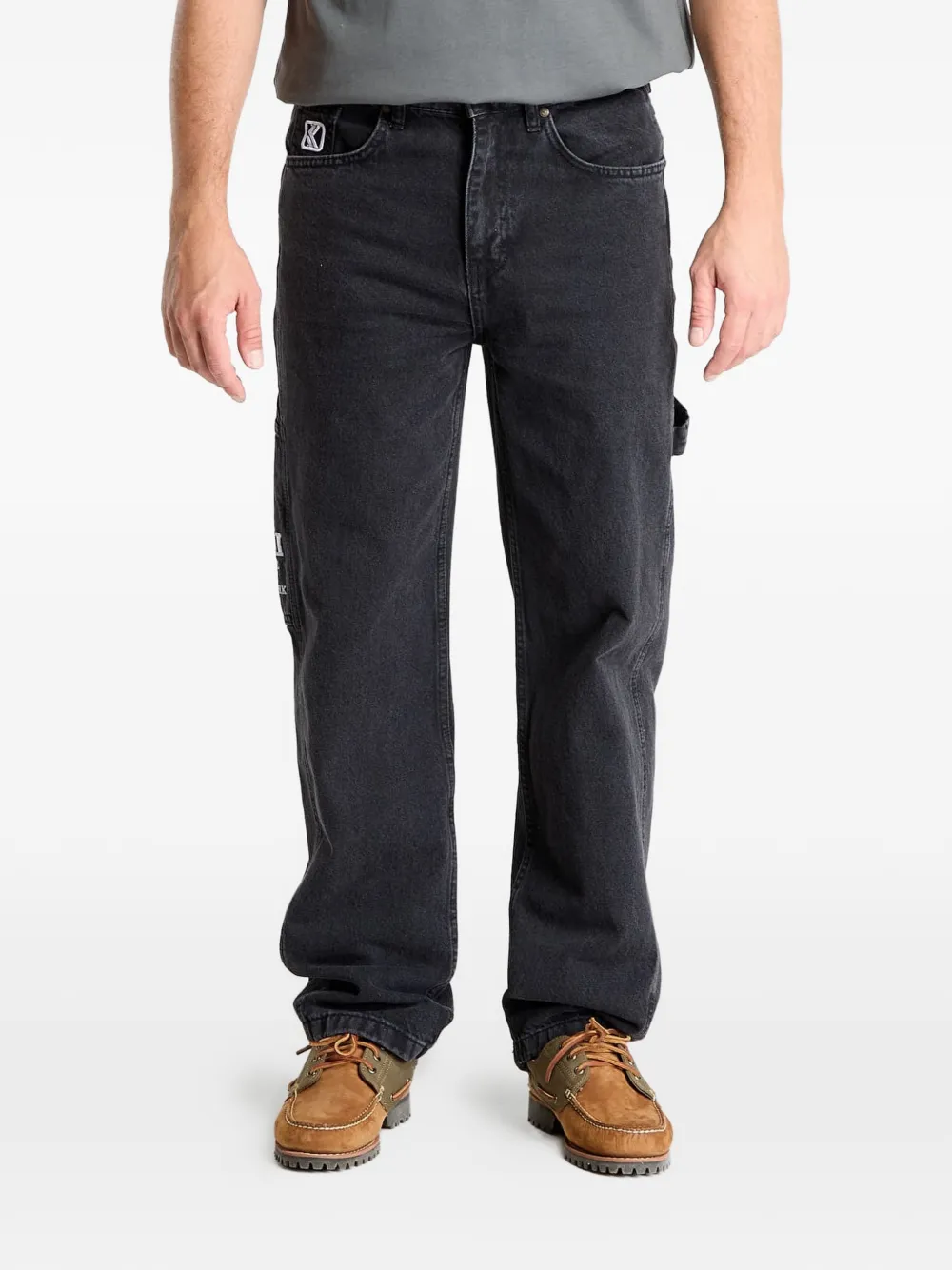 karl kani Retro Baggy Workwear jeans - Nero