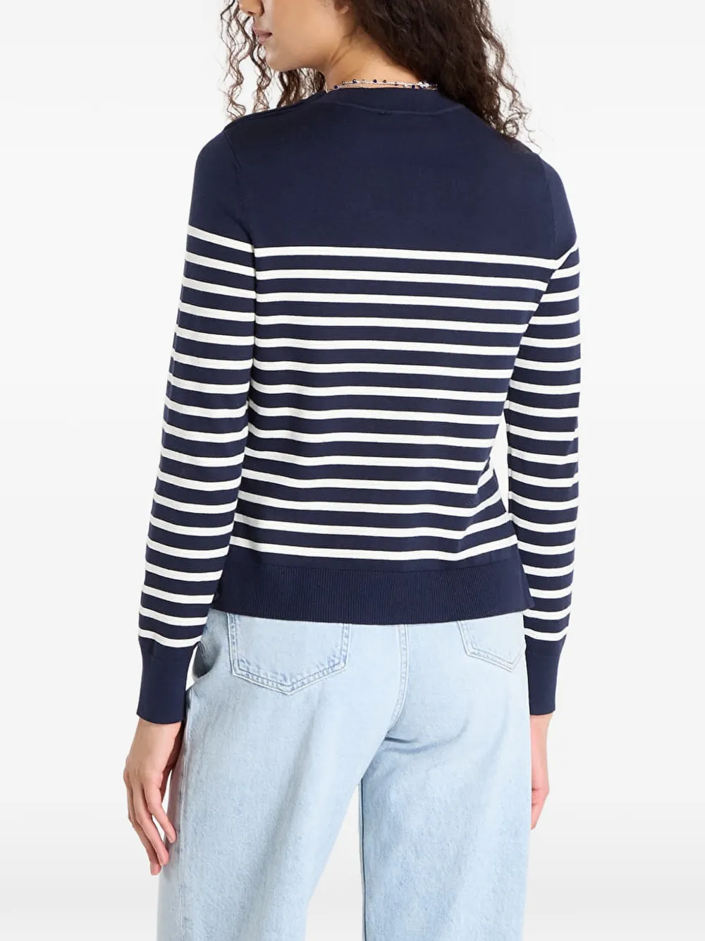  Tommy Hilfiger Pull à Rayures - Bleu 