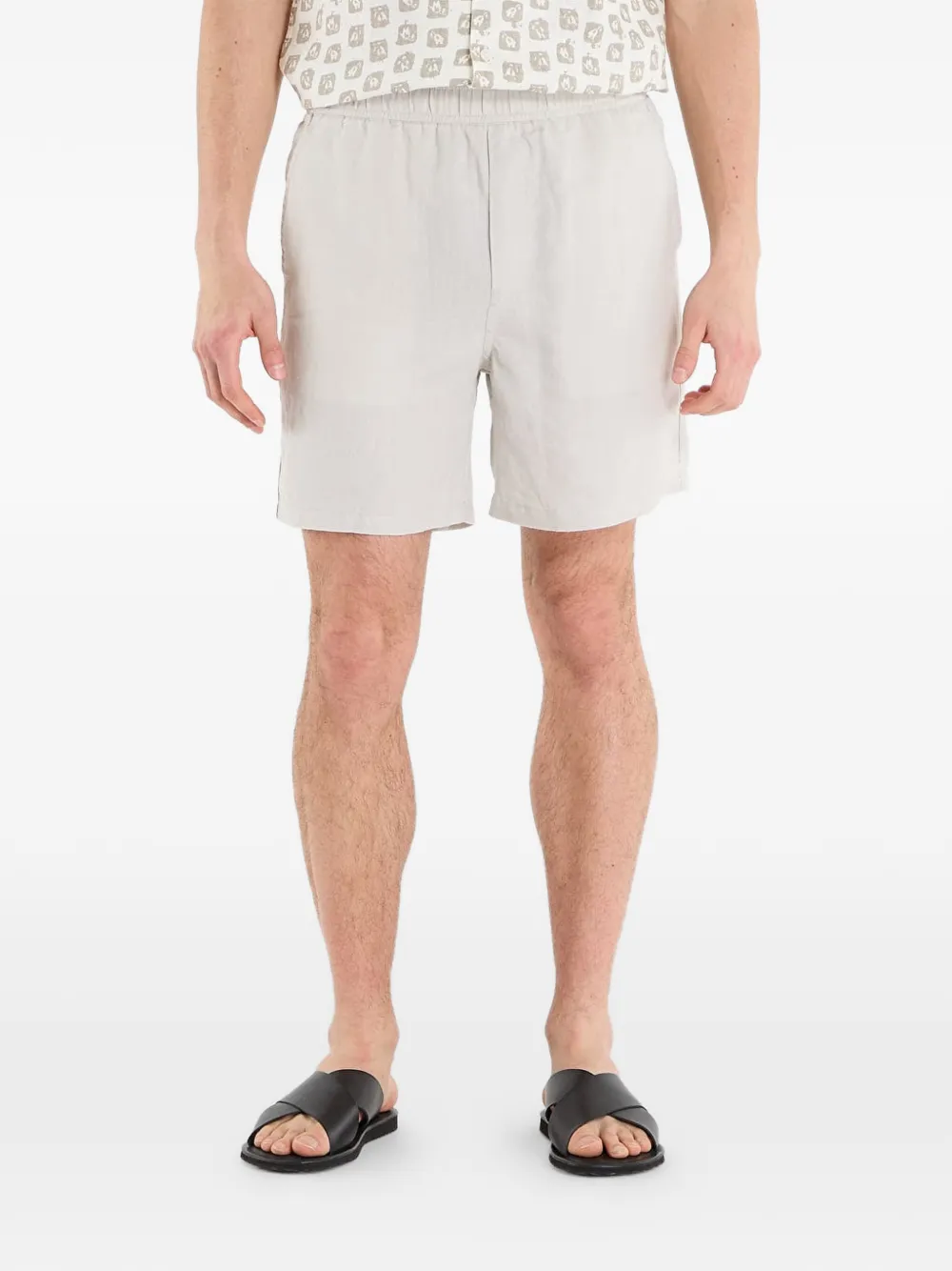 SAMSOE SAMSOE elasticated-waistband shorts - Neutrals