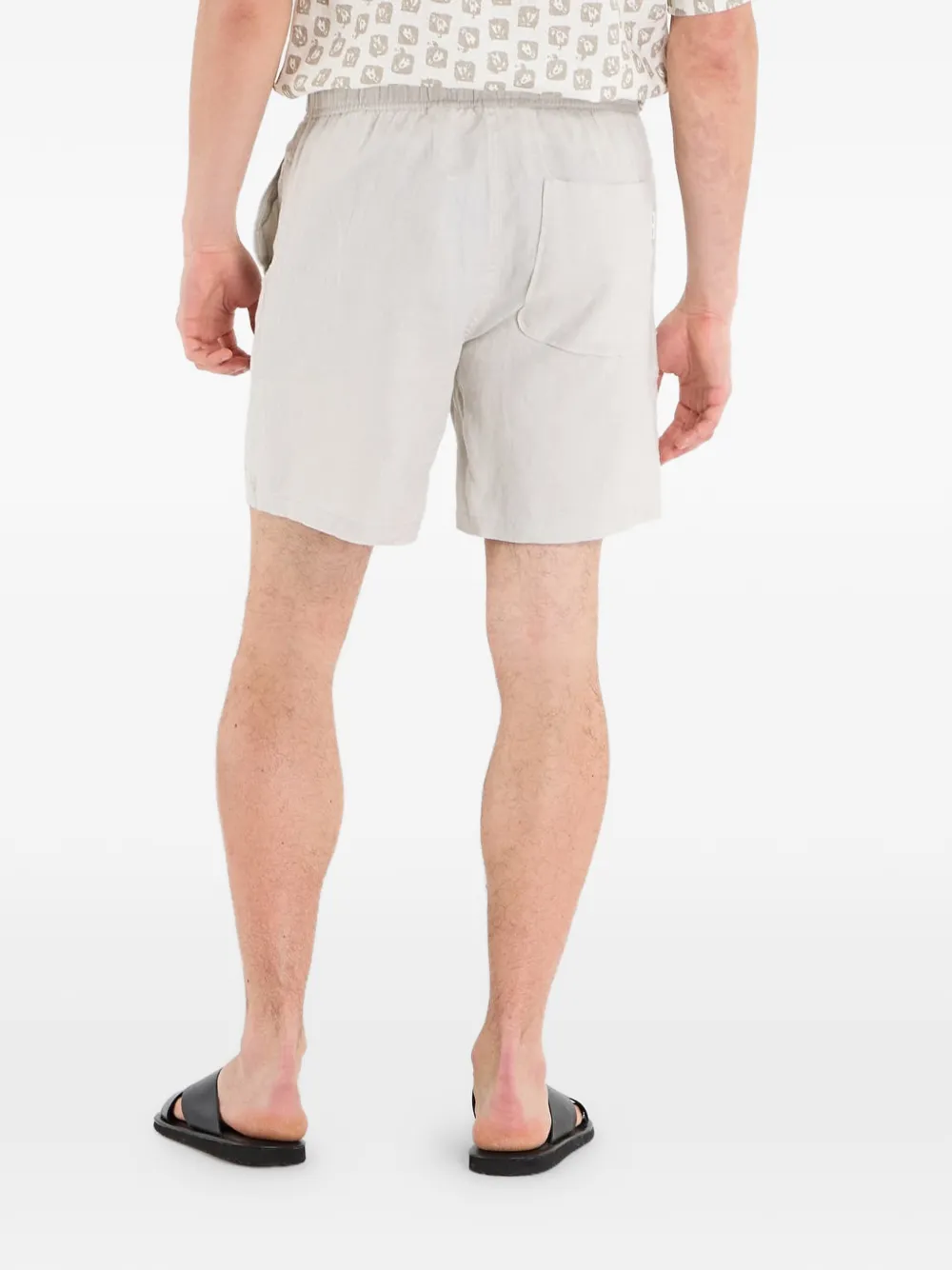 Samsoe & Samsoe Elasticated-waistband Shorts In Neutral