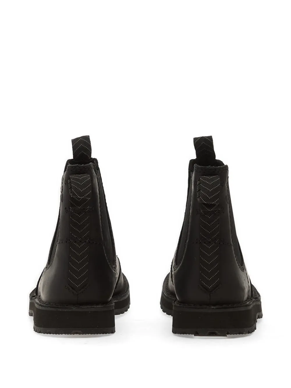 Clarks Solsbury Easy leren enkellaarzen Zwart