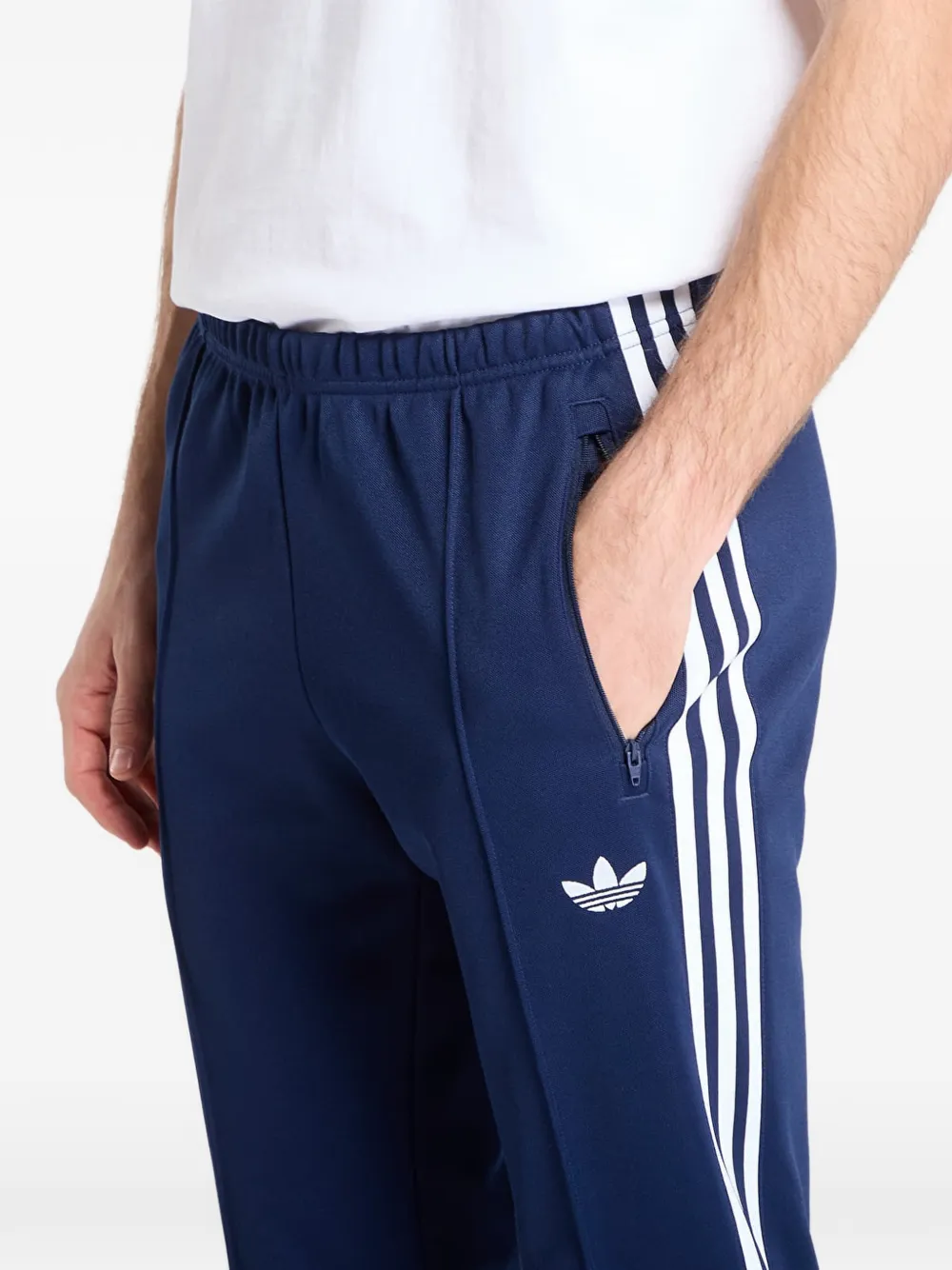 adidas Trainingsbroek met zijstreep Blauw