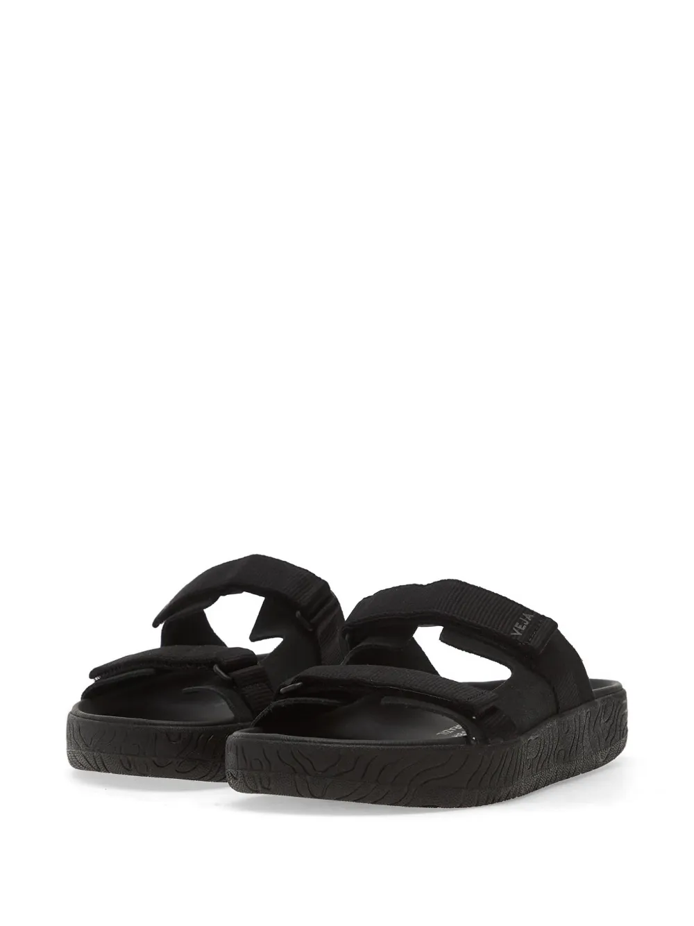 VEJA Arpoador sandalen met klittenband Zwart