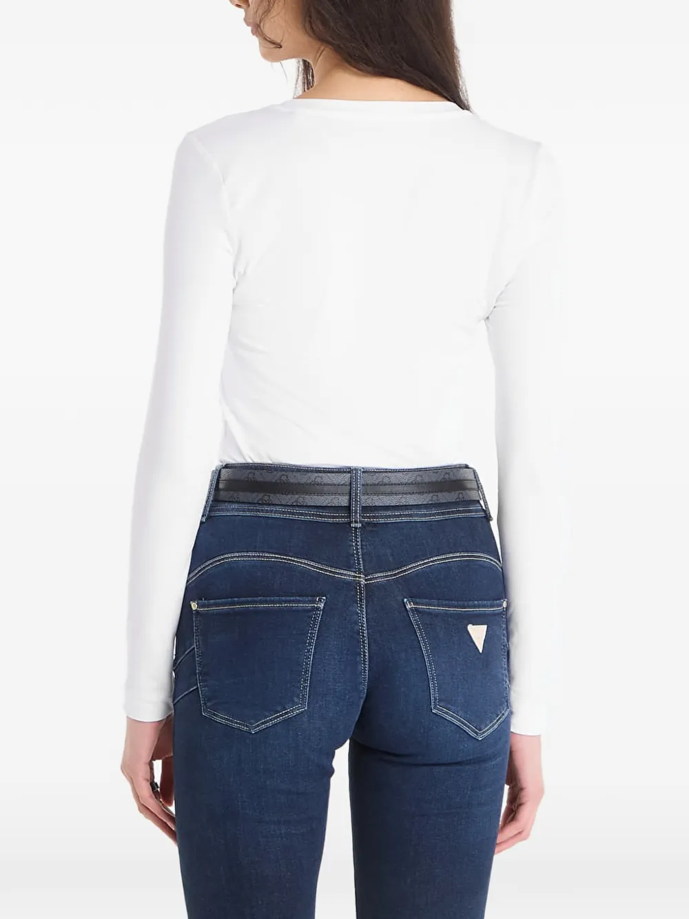 GUESS USA T-shirt met lange mouwen Wit