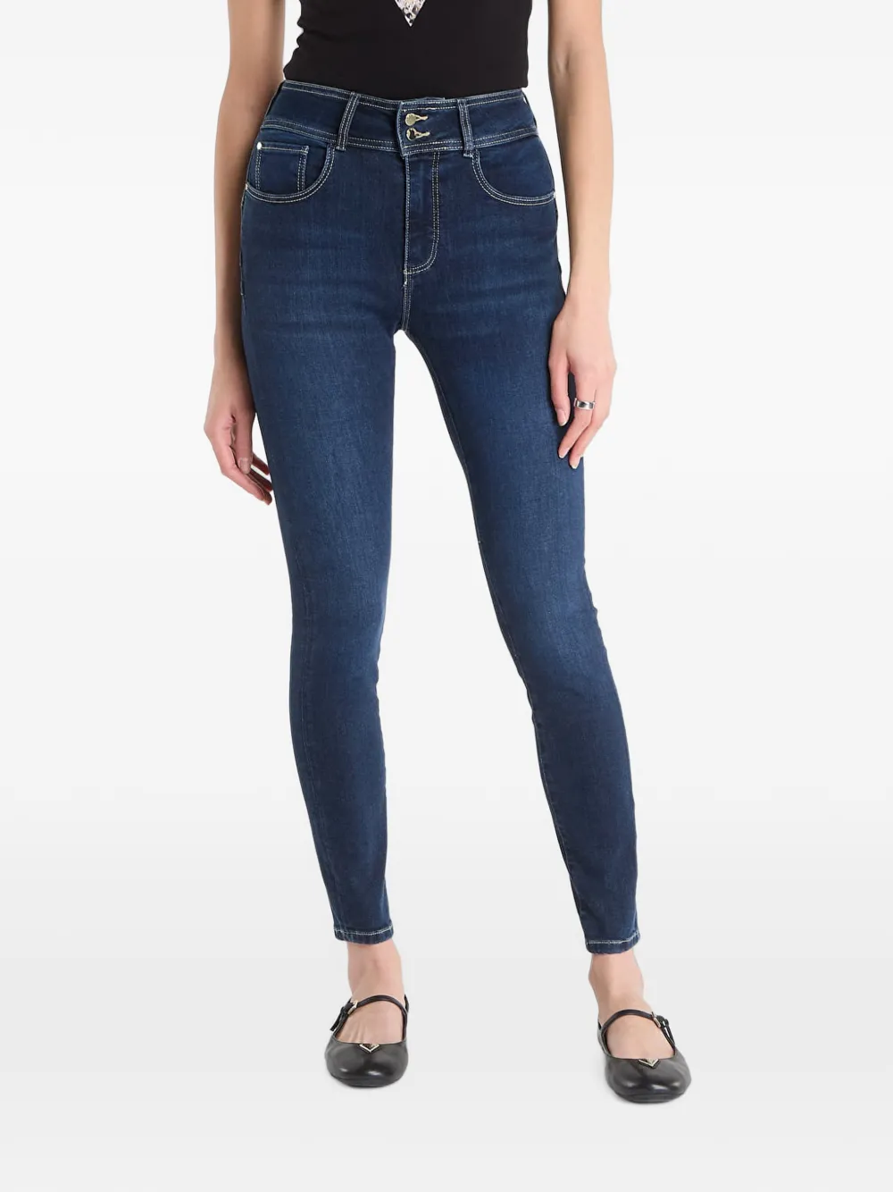 GUESS USA Shape Up skinny jeans - Blu