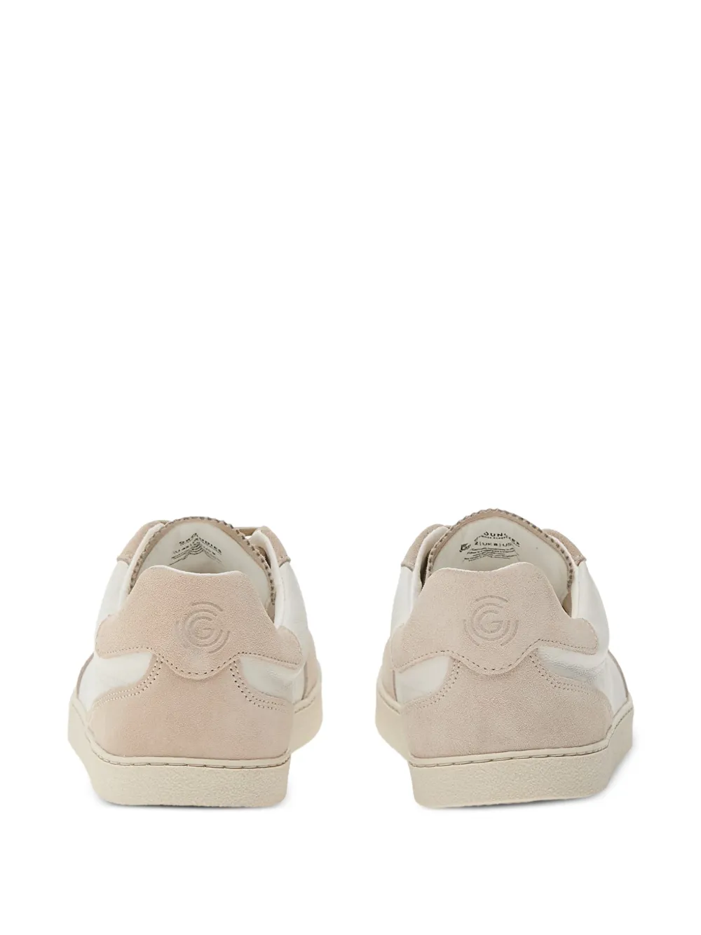 GROUNDIES Panama sneakers met suède afwerking Beige