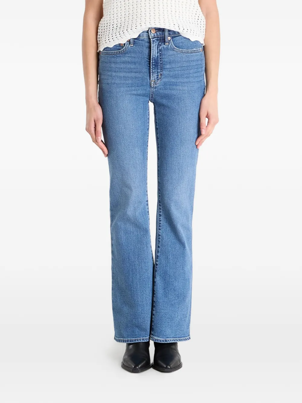 GAP Med Heron high-rise flared jeans - Blau