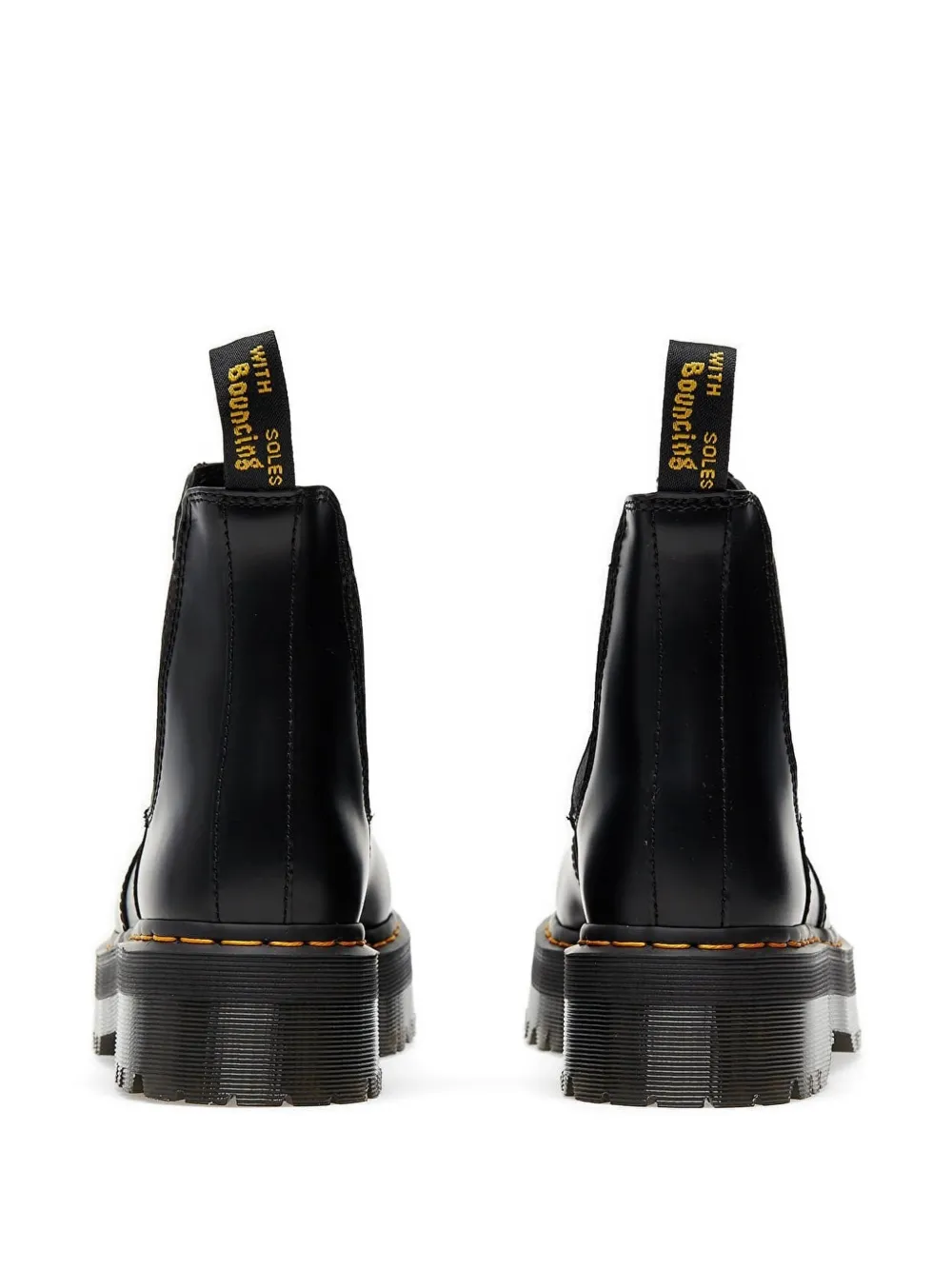 Dr Martens 2976 Quad enkellaarzen met plateauzool Zwart