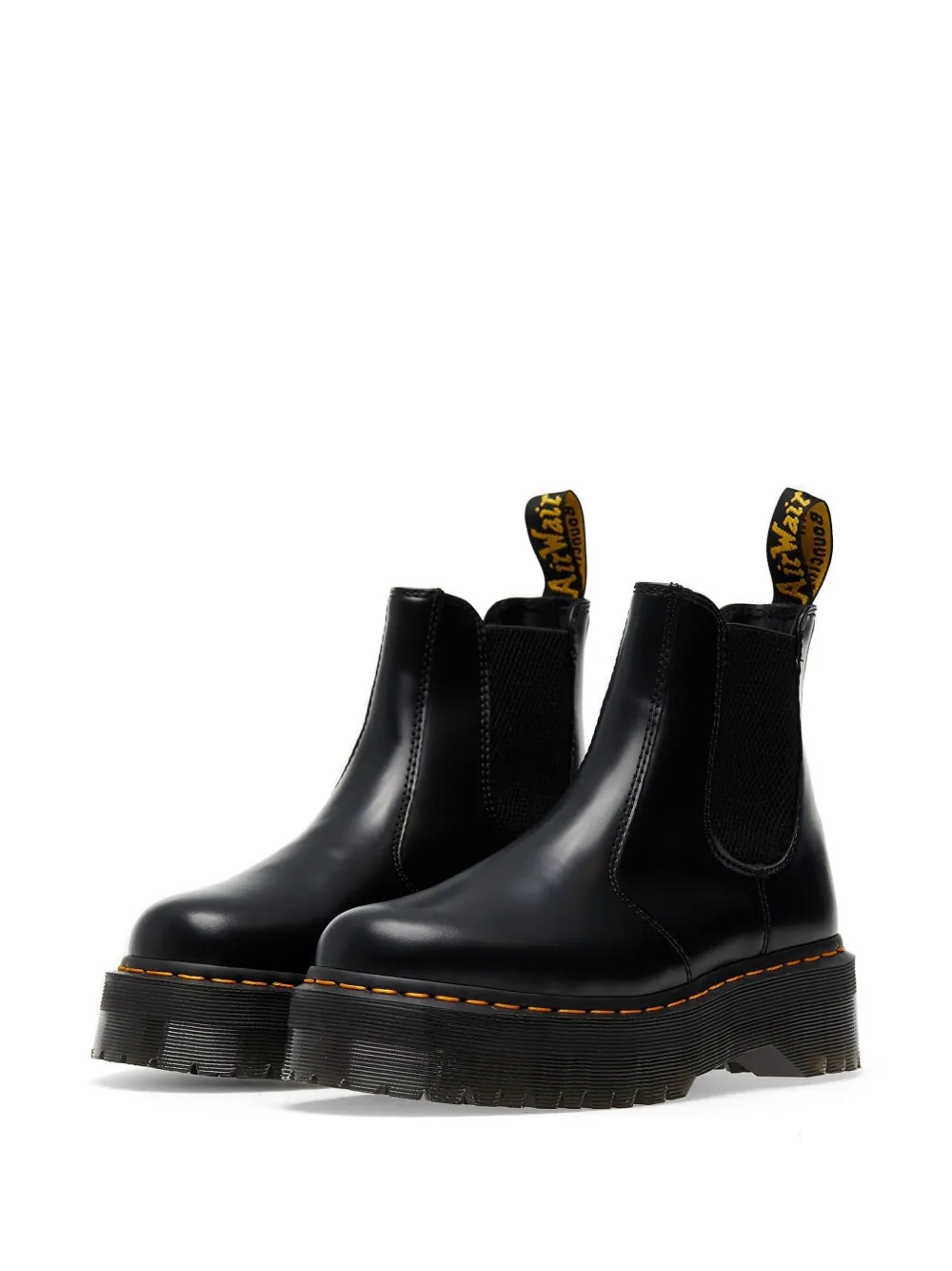Dr Martens 2976 Quad enkellaarzen met plateauzool Zwart