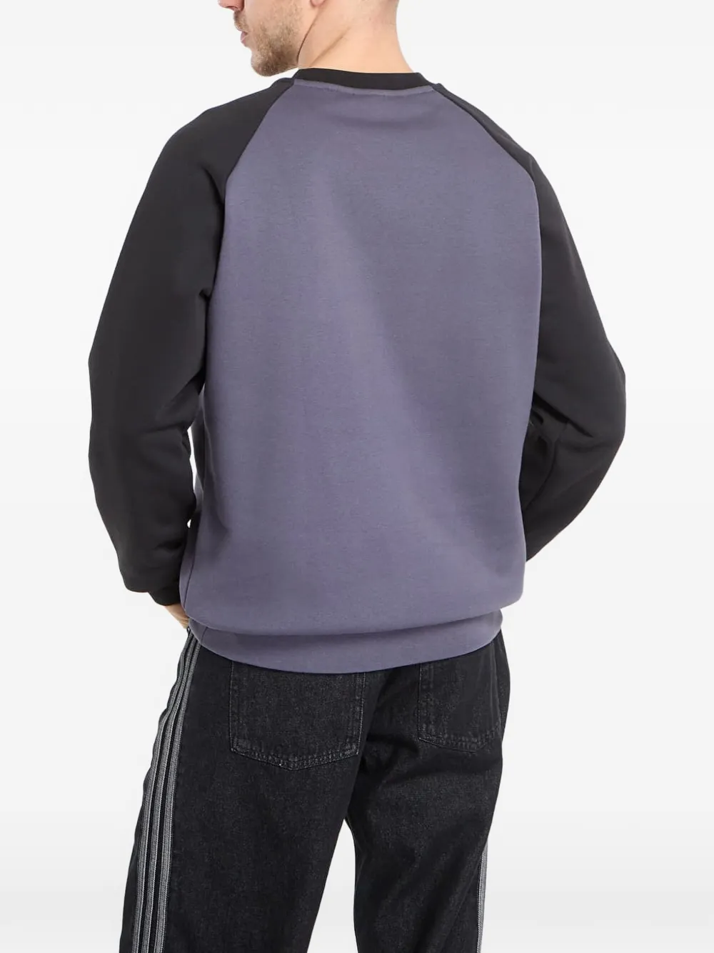 adidas Trui met colourblocking en streepdetail Zwart