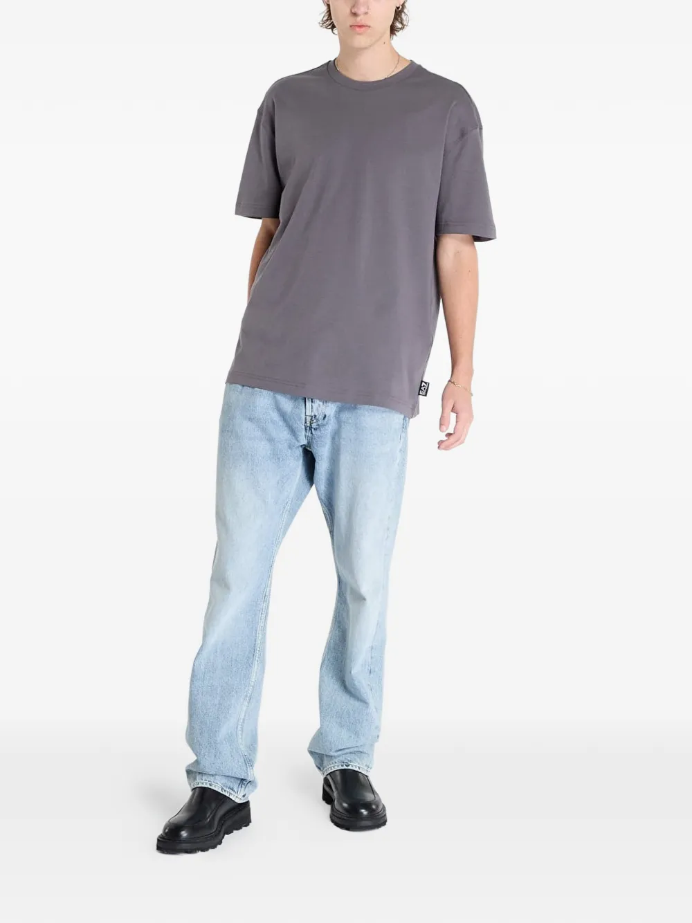 Ea7 Emporio Armani T-shirt met grafische print Grijs