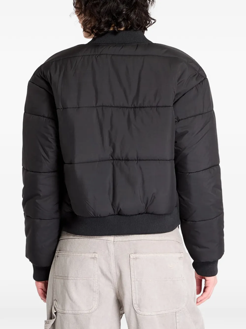 Urban Classics Gewatteerd bomberjack Zwart