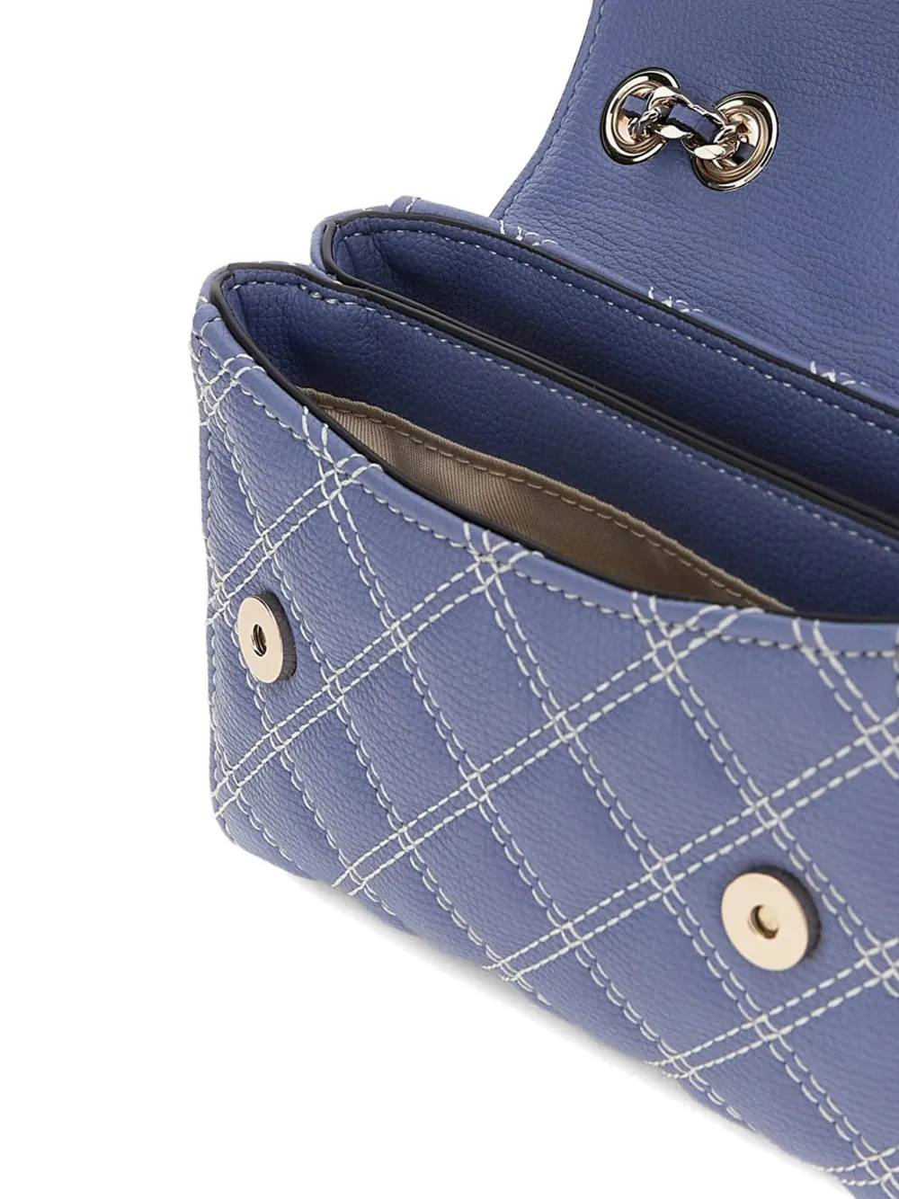 GUESS USA Giully schoudertas met logoplakkaat Blauw