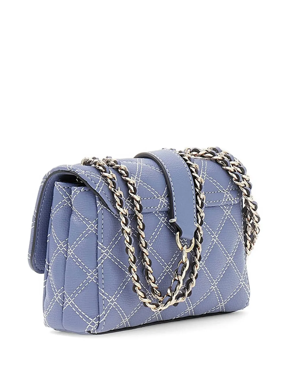 GUESS USA Giully schoudertas met logoplakkaat Blauw