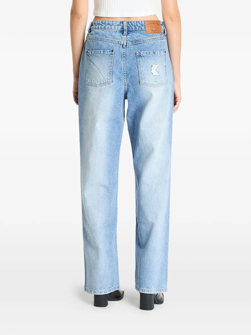 karl kani Straight jeans Blauw