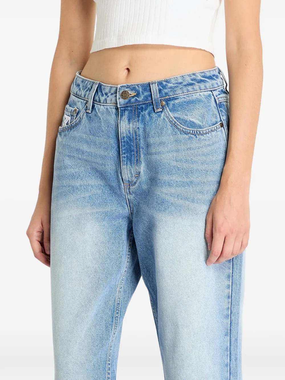 karl kani Straight jeans Blauw