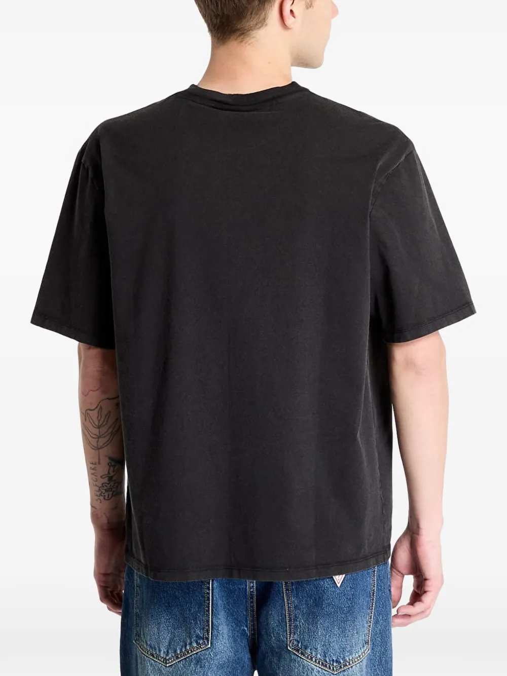 GUESS USA T-shirt met logo Zwart