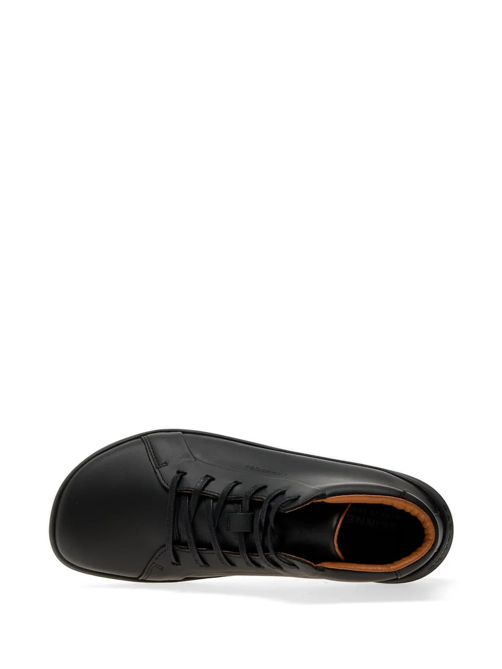 Skinners Moonwalker high-top leren sneakers Zwart