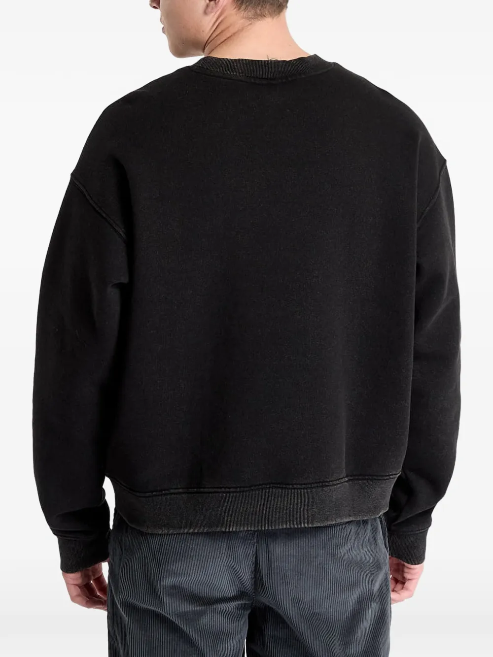 GUESS USA Sweater met logoprint Zwart
