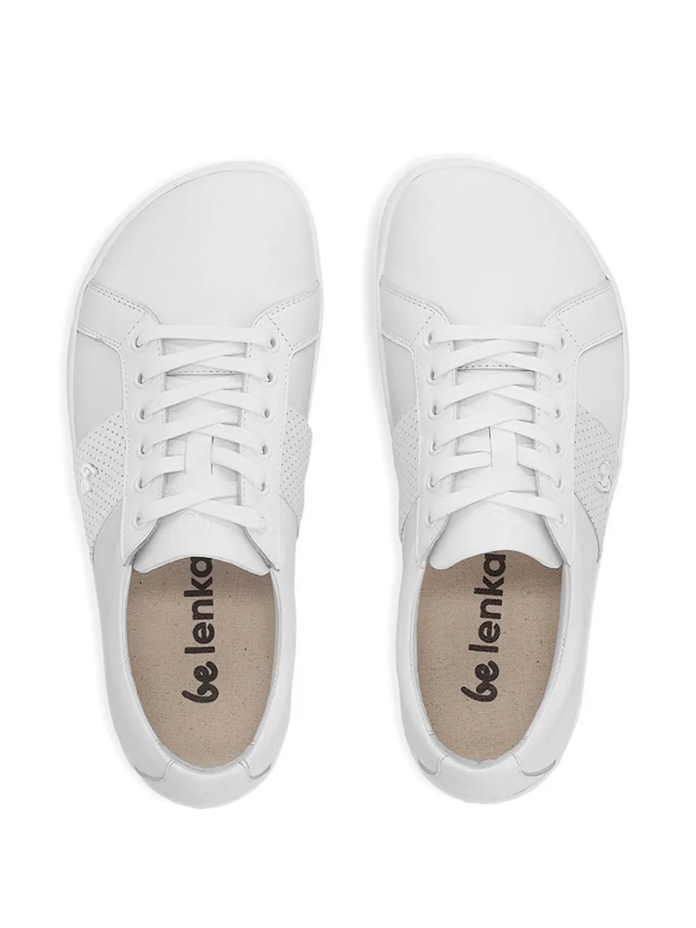 Be Lenka Elite geperforeerde leren sneakers Wit
